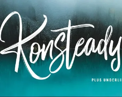 Konsteady font