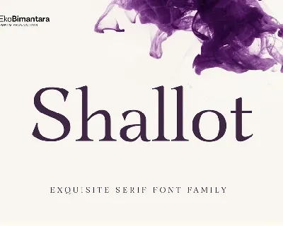 Shallot font