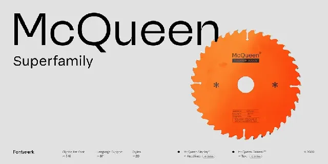 McQueen Family font