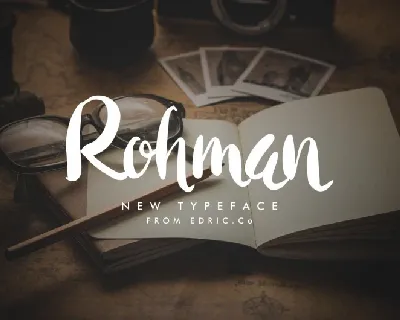 Rohman Script font