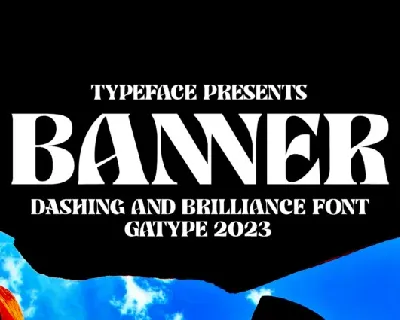 Banner Typeface font