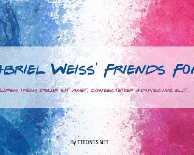 Gabriel Weiss’ Friends font