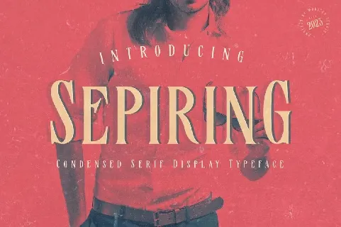 Sepiring font