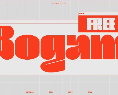 Bogam Display Typeface font