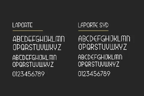 Laporte font