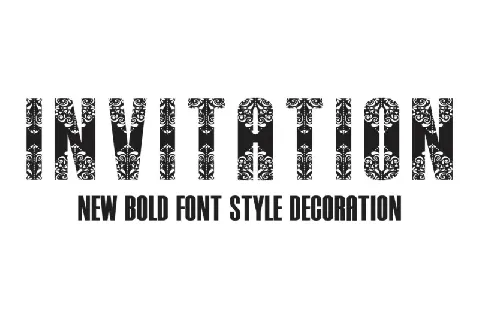 Invitation Display font