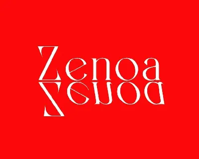 Zenoa Family font
