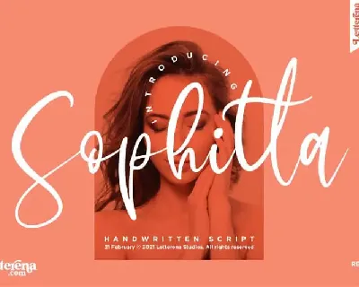 Sophitta Script font