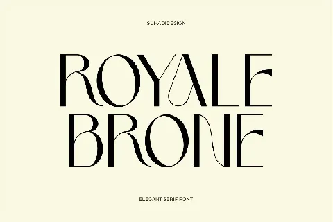 Royale Brone font