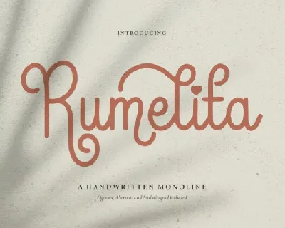 Rumelita font