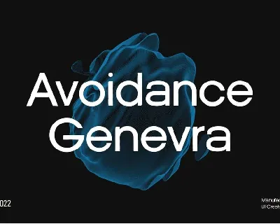 Avoidance Genevra Family font