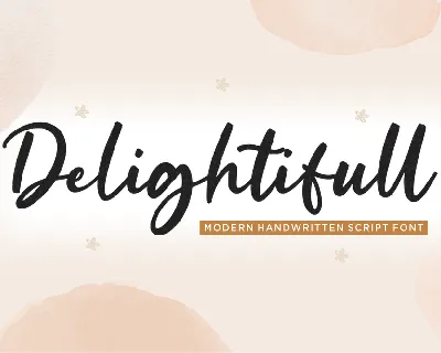 Delightifull font