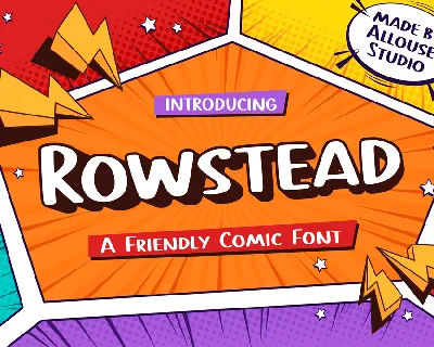 Rowstead font