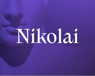 Nikolai Family font