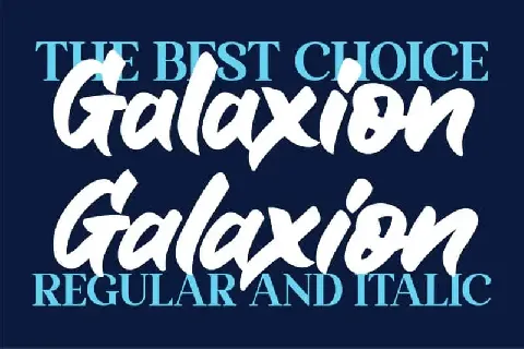 Galaxion font