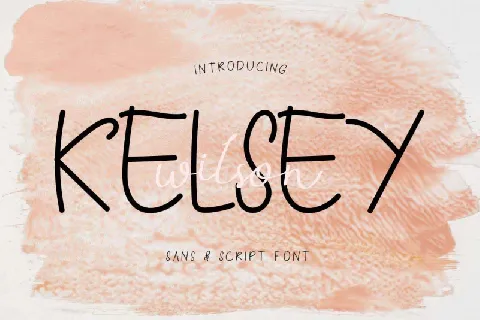 Kelsey Wilson Duo font