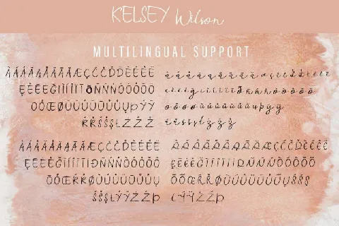 Kelsey Wilson Duo font