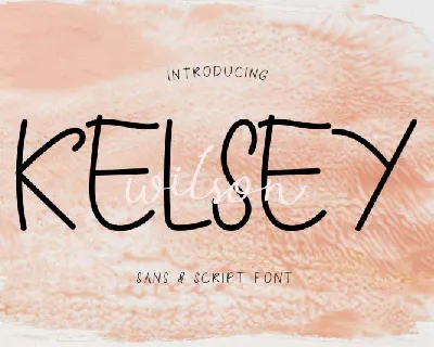 Kelsey Wilson Duo font