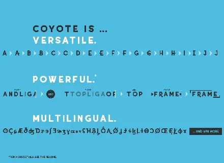 Coyote font