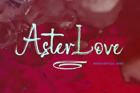 Aster Love font