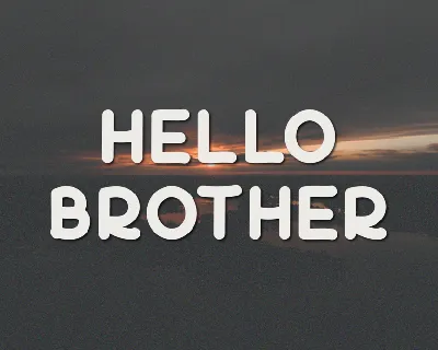 Hello Brother font