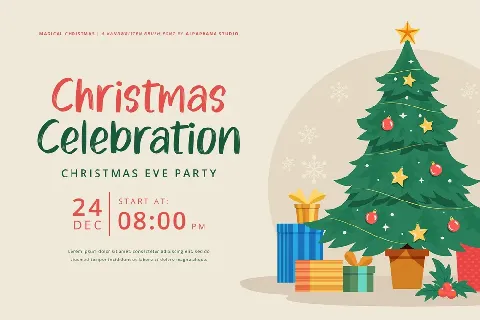 Magical Christmas font