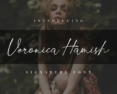 Veronica Hamish font