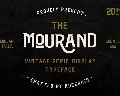 The Mourand font