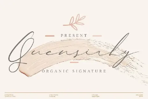 Quensialy Script font