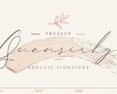 Quensialy Script font