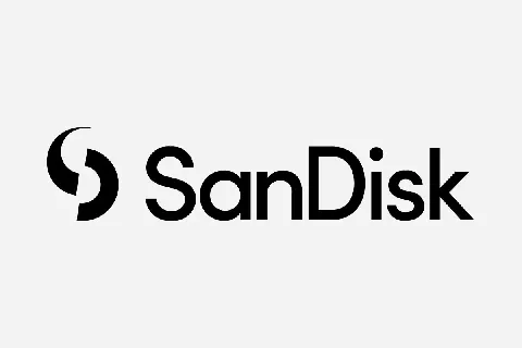 SanDisk Logo font