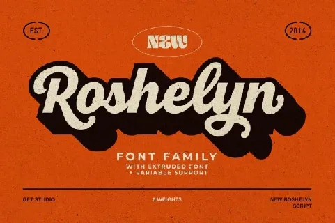 Roshelyn font