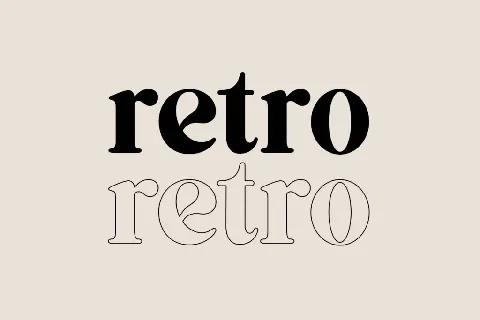 Retrospection font