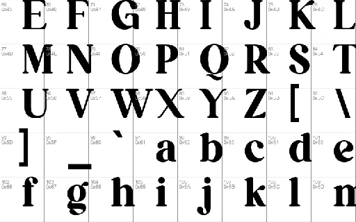 Retrospection font