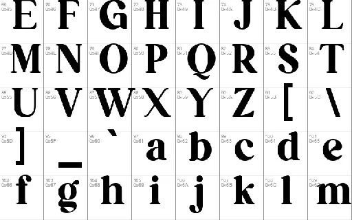 Retrospection font