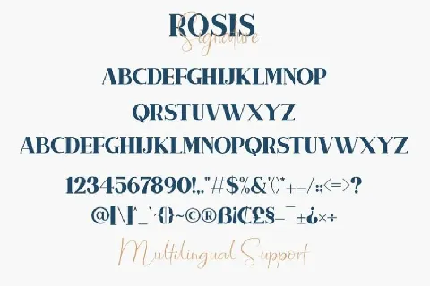 Rosis And Ballroom Duo font