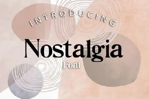 Nostalgia Free font