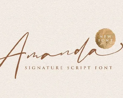 Amanda font