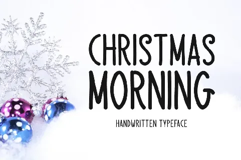 Christmas Morning font