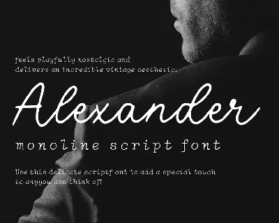 Alexander font