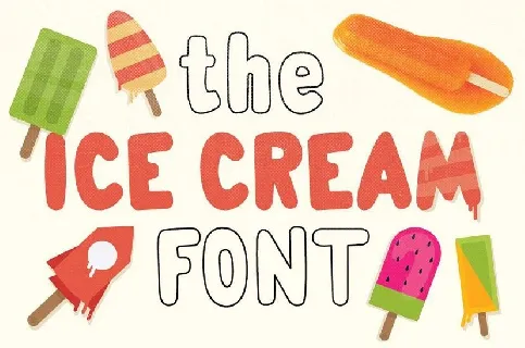 Icecreamer font