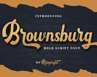 Brownsburg font