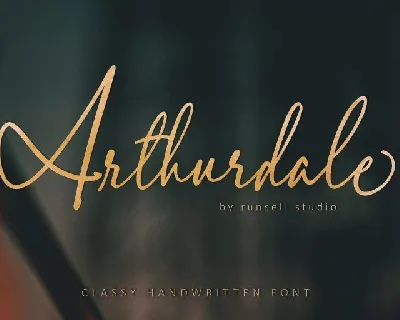 Arthurdale Handwriting font