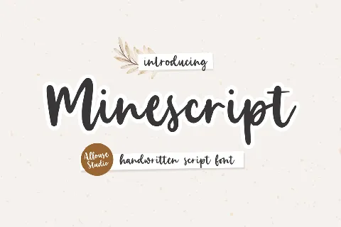 Minescript font