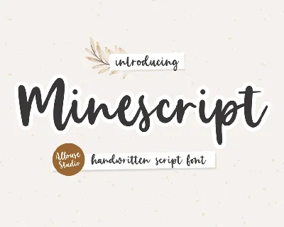 Minescript font