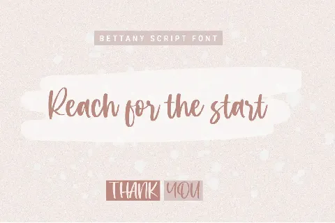 Bettany Script font