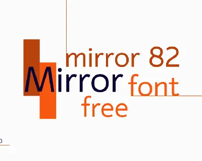 mirror 82 font