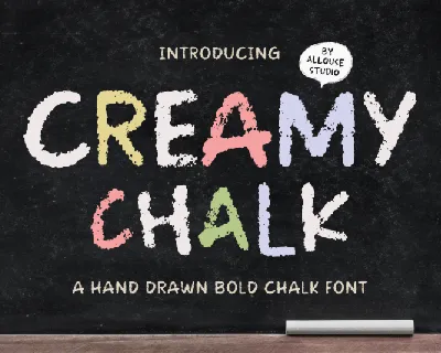 Creamy Chalk font