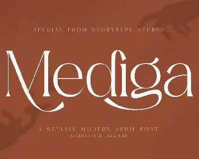 Mediga font