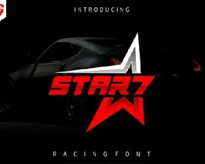 Star7 Display font